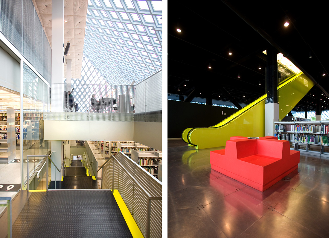 Seattle Public Library (Seattle, WA) Credit Cody Andresen/Studio Percolate